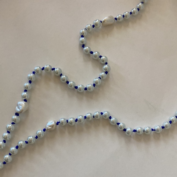 Long Bead & Tassel Necklace - Picture 3 of 6